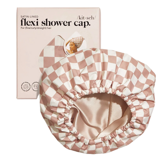Kitsch Satin Lined Flexi Shower Cap