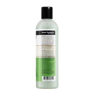 Bottle of Aunt Jackie's product on a white background