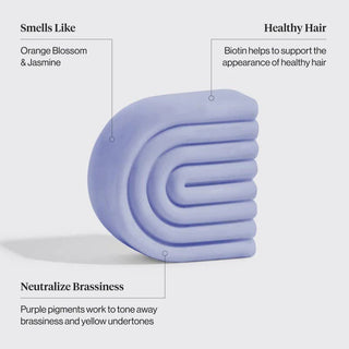 Kitsch Purple Toning Shampoo & Conditioner Bar Combo for Color-Treated & Grey Hair 182g