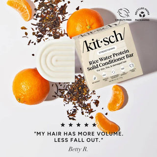Kitsch Rice Water Shampoo & Conditioner Bar Combo for Hair Growth 186 g