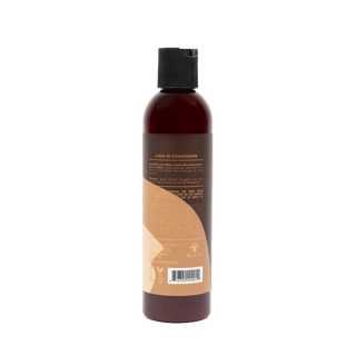Brown bottle with black cap on a white background