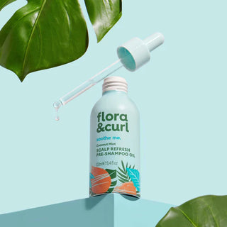 Flora & Curl Coconut Mint Scalp Refresh Preshampoo Oil 100ml