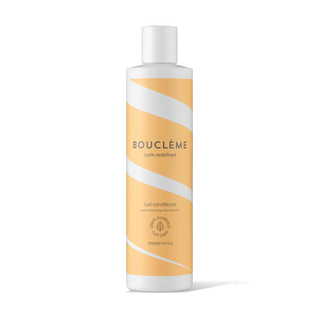 Boucleme hair conditioner bottle on a white background