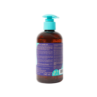 As i am born curly Bottle with a pump dispenser on a white background