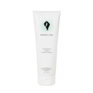 Bounce Curl Ayurvedic Deep Conditioner tube on a white background