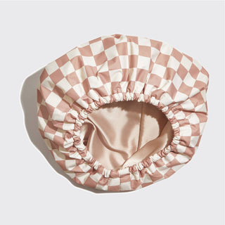 Kitsch Satin Lined Flexi Shower Cap