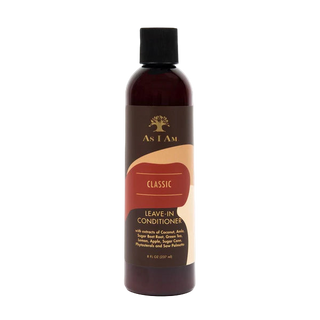 As I Am leave-in conditioner bottle on a white background