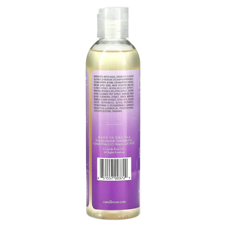 Bottle of camille rose lavender cleanser with a purple label on a white background