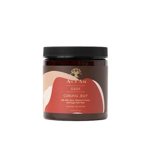 Jar of Astam Classic Curling Jelly on a white background