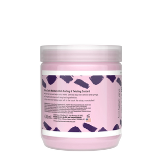 Jar of Aunt Jackie's Girls Baby Girl Curls Curling & Twisting Custard 426g on a white background