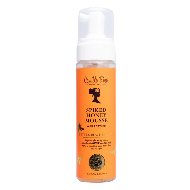 Camille Rose Spiked Honey Mousse bottle on a white background