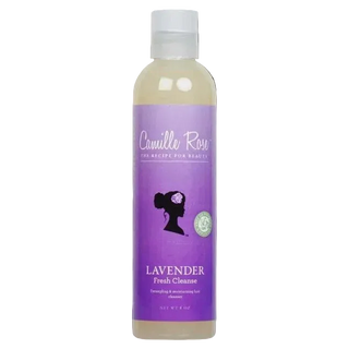 Bottle of Camille Rose Lavender Fresh Cleanse on a white background