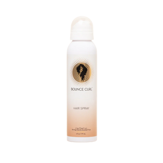 Bounce Curl hair spray bottle on a white background
