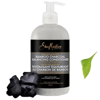 Shea Moisture African Black Soap Bamboo Charcoal Conditioner 384ml Shea Moisture