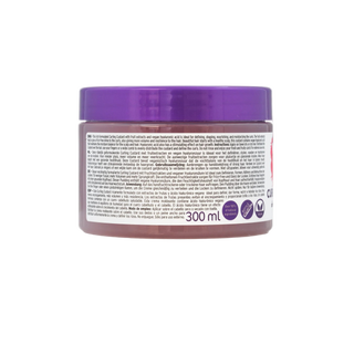 Purple jar with a label on a white background